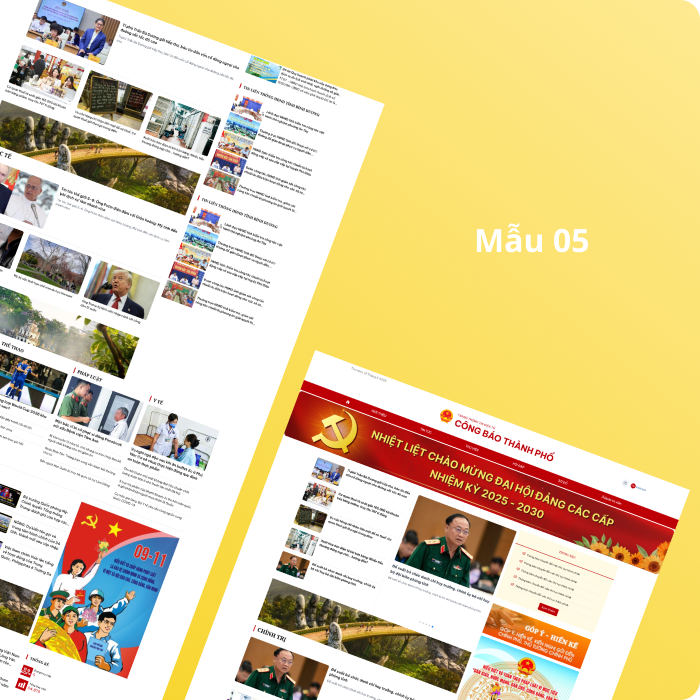Theme Template Mẫu 05